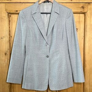 Elegant Light Gray Women's Blazer (Loro Piana fabric, made in italy)